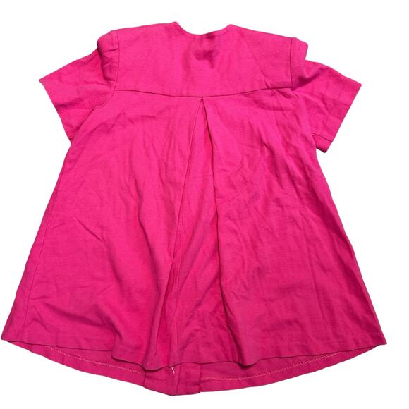 Vintage St. Simon Maternity Dress A-Line Bright Pink Barbie Medium Work Career - Picture 6 of 6